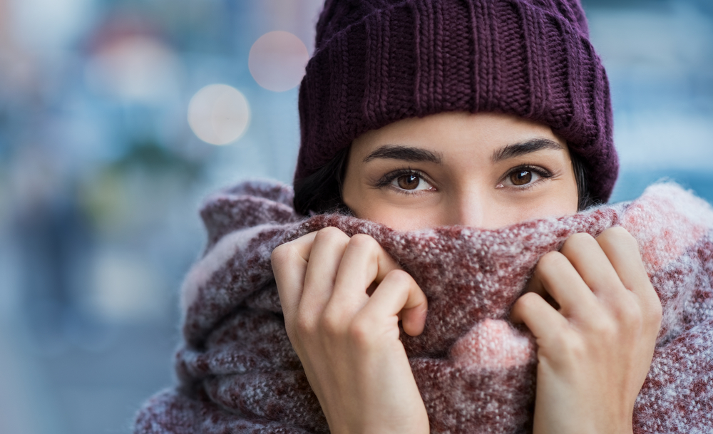 الوقاية من البرد يحمي البشرة،العناية بالبشرة في الشتاء 